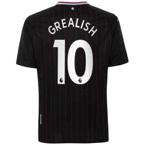 Aston Villa Dres Jack Grealish 10 Gostujući 2020/21 Kratkih Rukava Aston Villa Dres Jack Grealish 10 Gostujući 2020/21 Kratkih Rukava